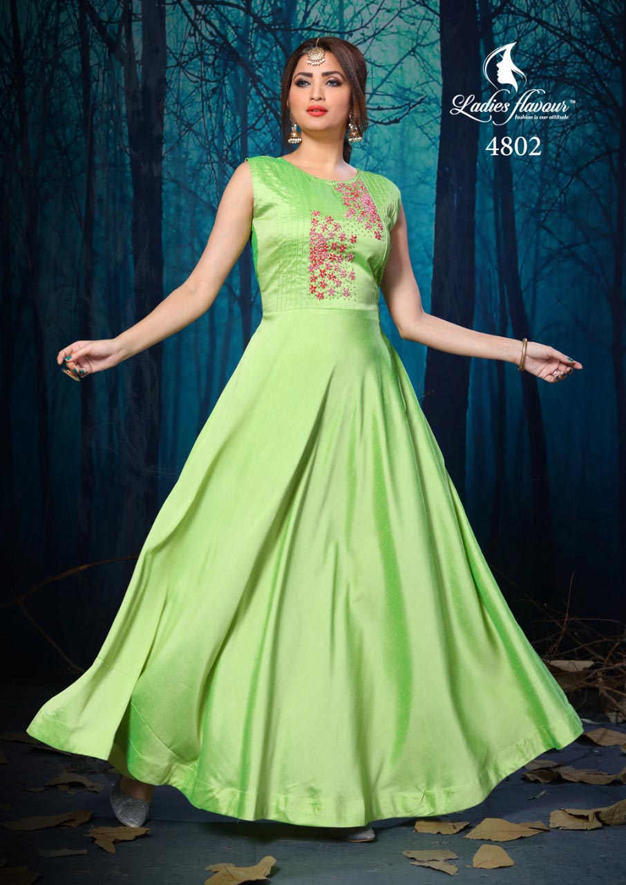 Lotus Ladies Flavour Silk Handwork Gown Manufacturer Lotus Ladies Flavour Silk Handwork Gown Manufacturer